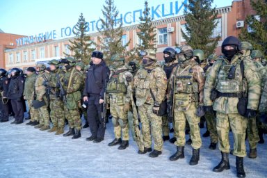 Росгвардейцы приняли участие в межведомственном учении в Курганской области