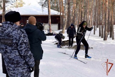 Росгвардия провела кадетский биатлон в память о погибших на Северном Кавказе офицерах курганского СО