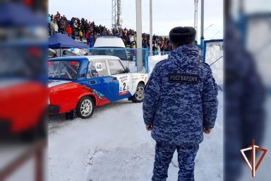 В Зауралье росгвардейцы обеспечили безопасность спортивных мероприятий