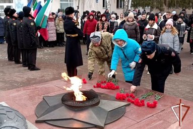 В Зауралье росгвардейцы открыли месячник оборонно-массовой и спортивной работы