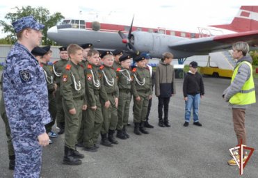 Всероссийский ведомственный проект «Каникулы с Росгвардией» продолжается в Зауралье