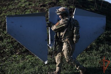 Беспилотник ВСУ самолетного типа сбит росгвардейцами в ДНР