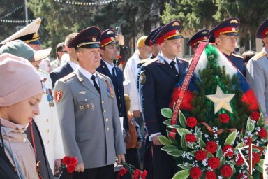 Представители Росгвардии в Зауралье приняли участие в памятных мероприятиях, посвященных 78-й годовщ