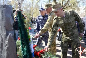 Представители Росгвардии почтили память зауральцев - ликвидаторов аварии на Чернобыльской АЭС