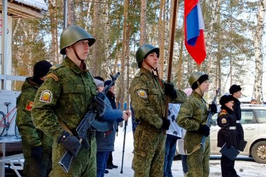 Росгвардия провела «Февральский штурм» памяти павших на Северном Кавказе офицеров курганского СОБР