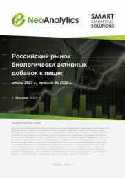 Анализ российского рынка биологически активных добавок к пище: итоги 2021 г., прогноз до 2025 г.